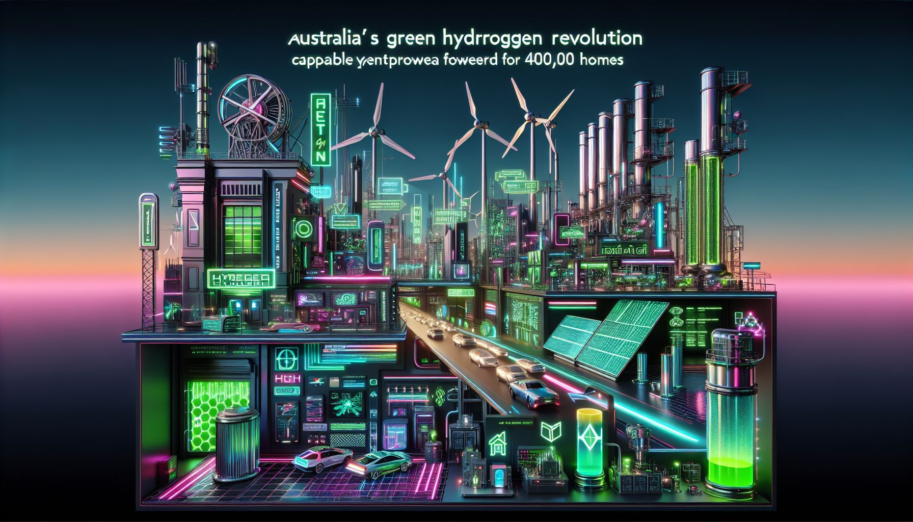 Australia's Green Hydrogen Revolution: Powering 40,000 Homes