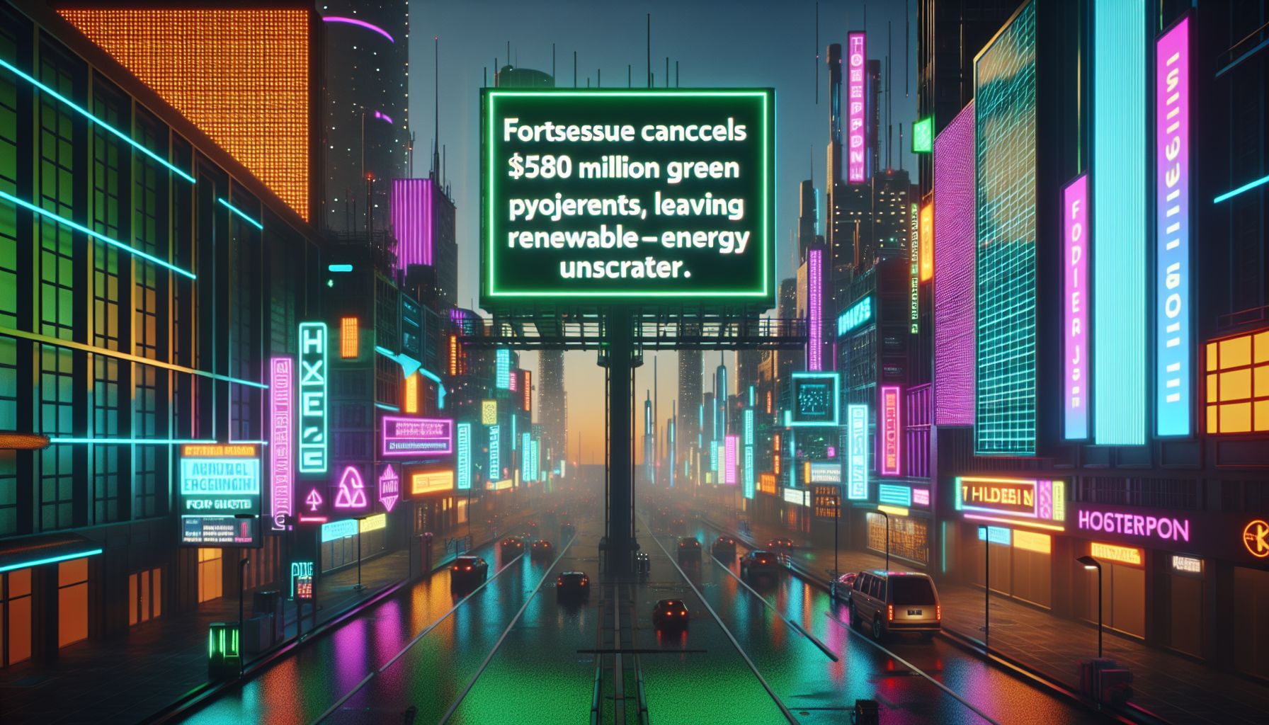 Fortescue Pulls Plug on Green Hydrogen: A Shift in US Energy Policy Awry