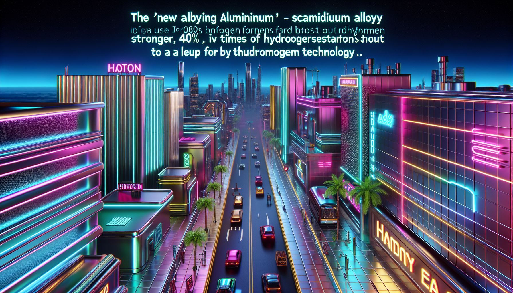 Revolutionary Aluminum-Scandium Alloy Boosts Hydrogen Economy