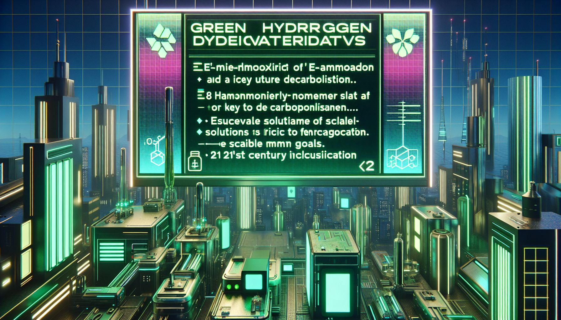 Green Hydrogen Derivatives: The Key to Future Decarbonisation