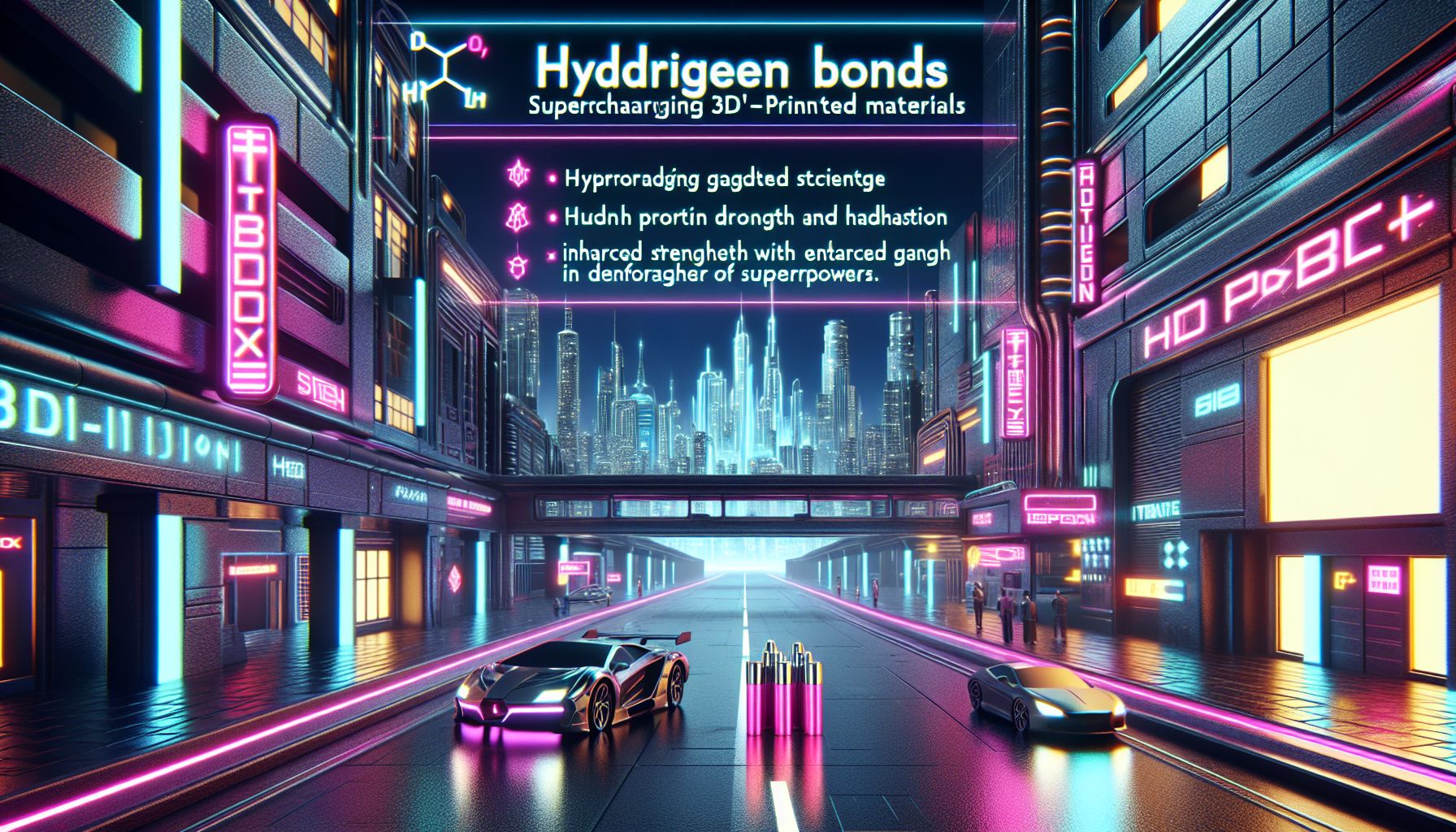 Hydrogen Bonds: The Tiny Titans Transforming 3D Printing