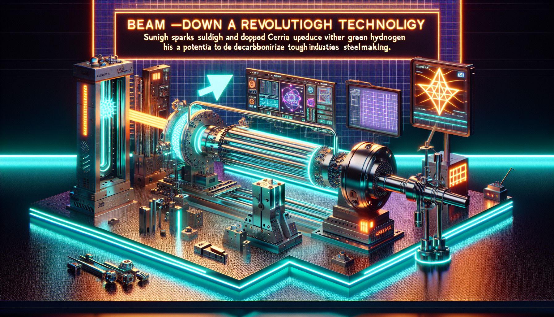 Sunlight Sparks a Revolution: CSIRO's Beam-Down Reactor Paves the Way for Green Hydrogen